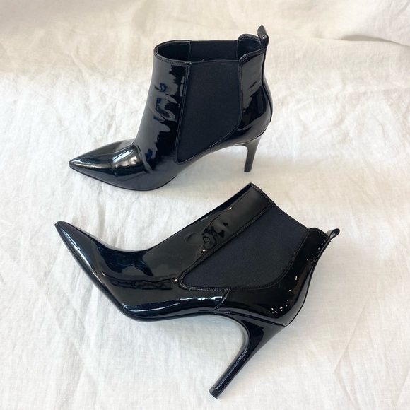 Nine West Joliee Stiletto Patent Leather Ankle Boot - Picture 8 of 16